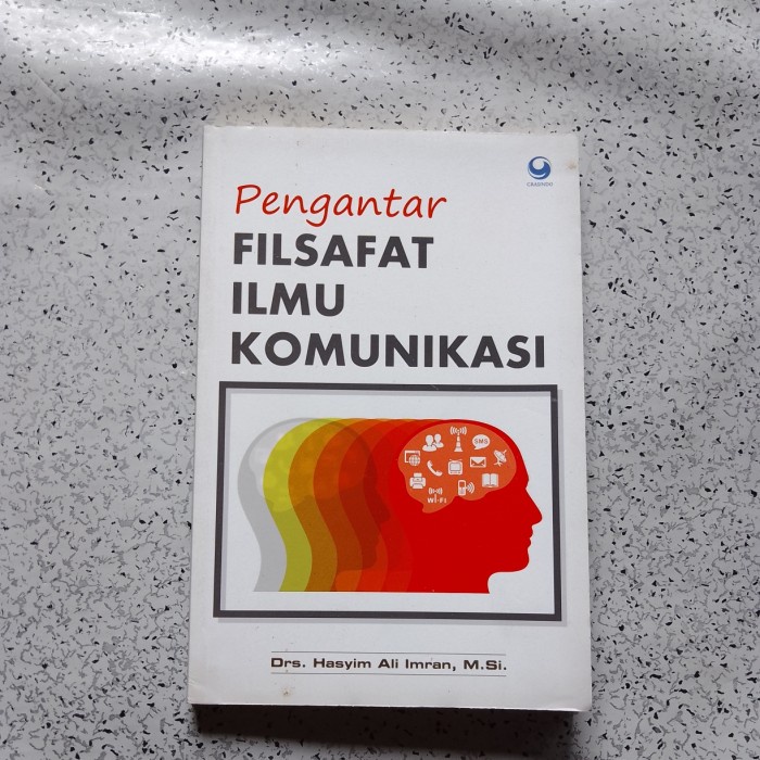 Jual Buku Pengantar FILSAFAT ILMU KOMUNIKASI Drs Hasyim Ali Imran M