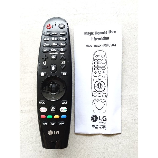 Jual REMOT REMOTE MAGIC REMOTE SMART TV LCD LED LG AN MR650A AN