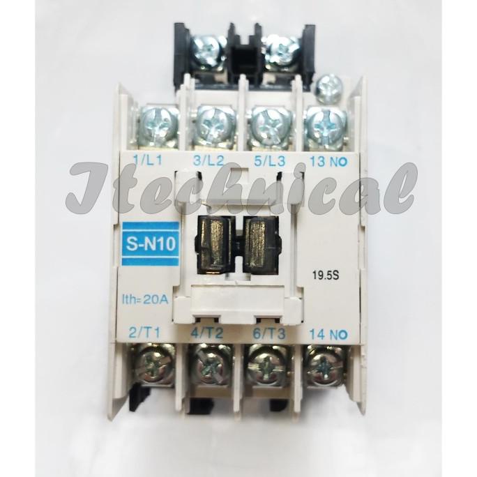 Jual Magnetic Contactor Sn 10 220V 380V Ac Kontaktor Sn 10 220Vac 380