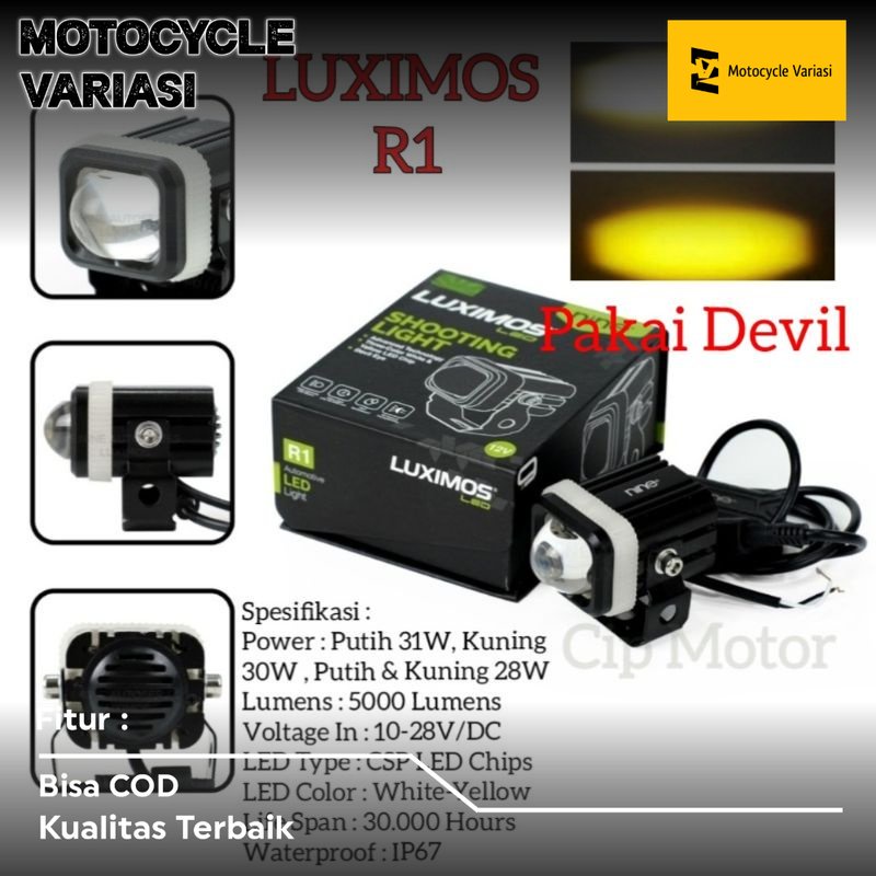 Jual Lampu D Laser Nine Luximos R Shooting Light Kuning Putih Pakai