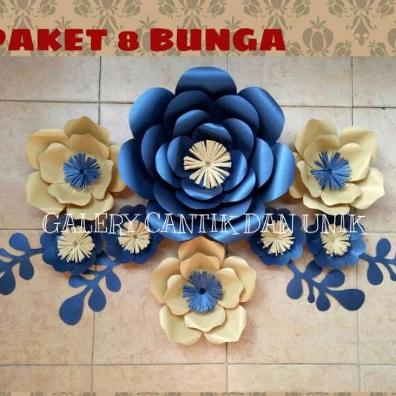 Jual Paper Flower Bunga Kertas Hiasan Dinding Backdrop Shopee