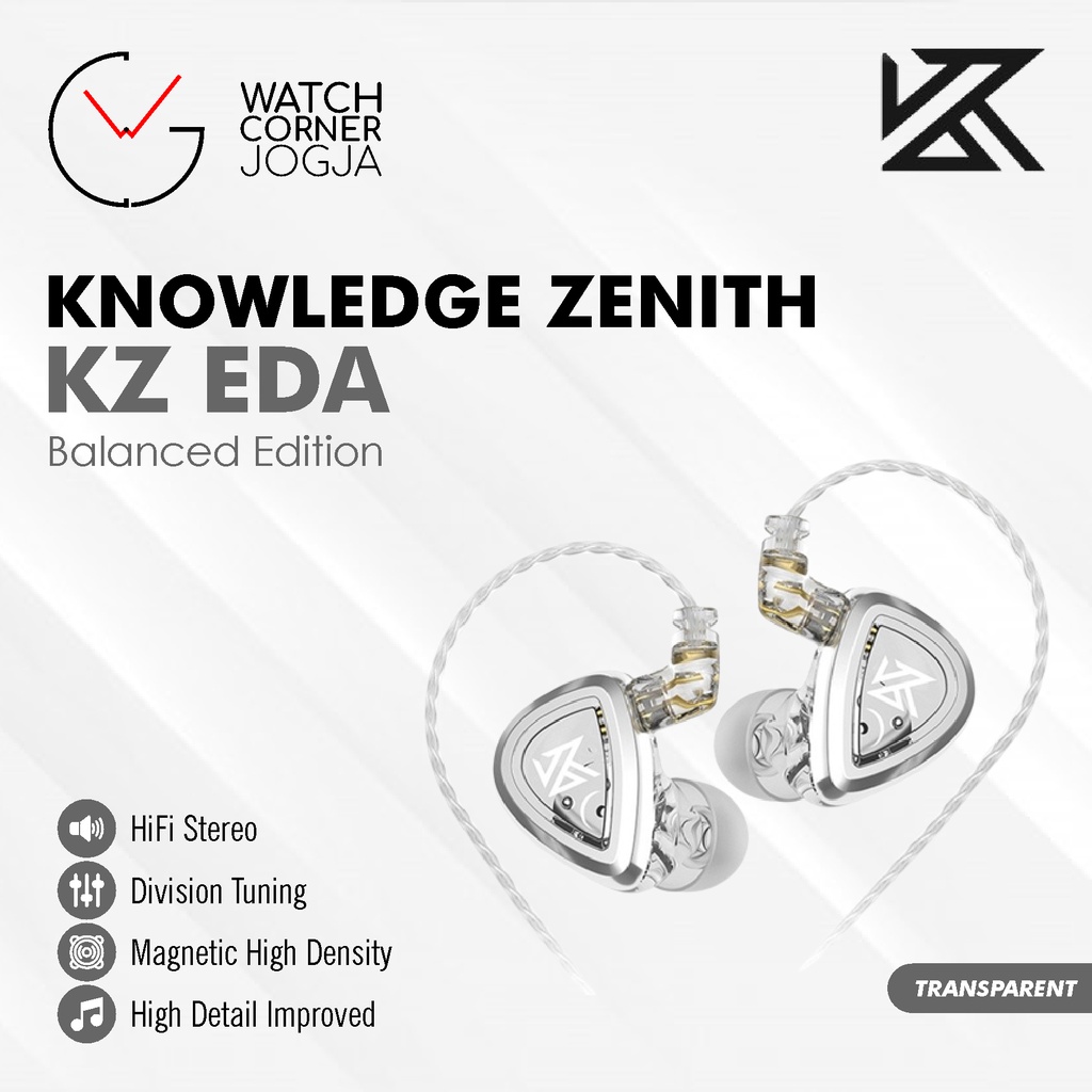 Jual KZ EDA Balanced Version In Ear Earphone IEM With MIC Alt KZ EDX