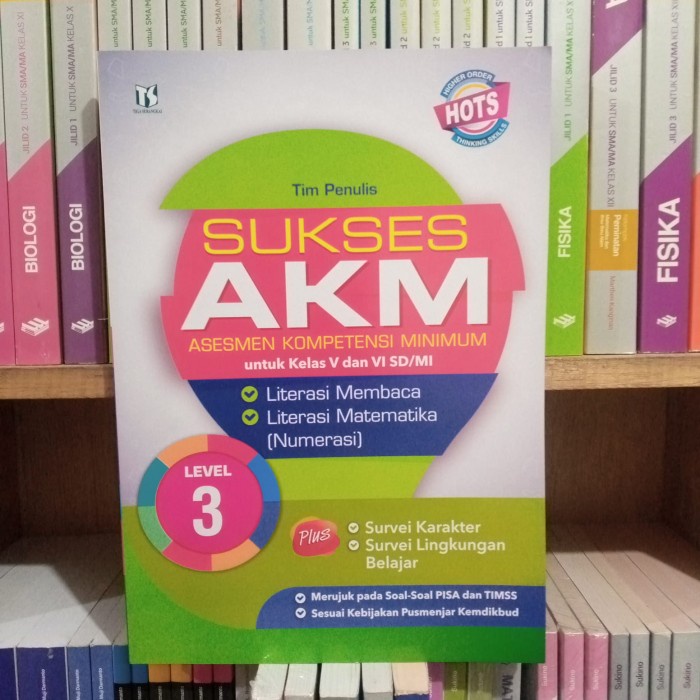 Jual COD Sukses Akm Level 3 Untuk Sd Mi Kelas 5 6 Asesmen Tiga