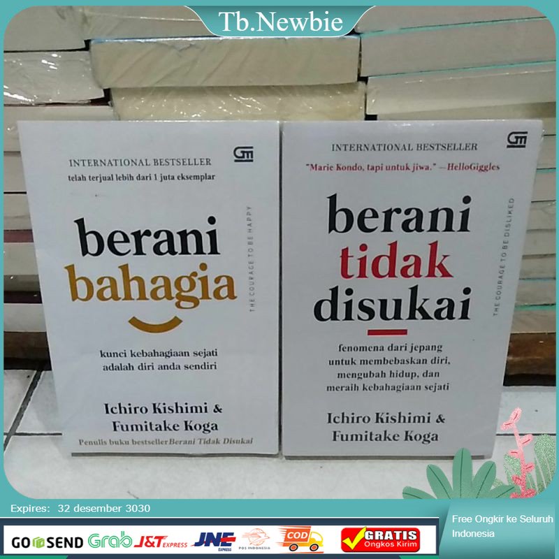 Jual PAKET 2 BUKU BERANI TIDAK DISUKAI DAN BERANI BAHAGIA By Ichiro