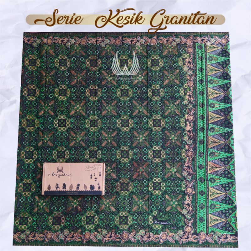 Jual Limited Edition Sarung Batik Largurda Serie Granitan Hijau