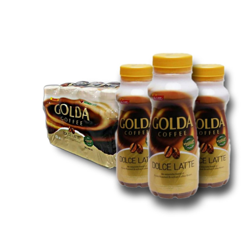 Jual GOLDA Minuman Kopi DOLCA LATTE 200 Ml 1 Pack Isi 12 Btl