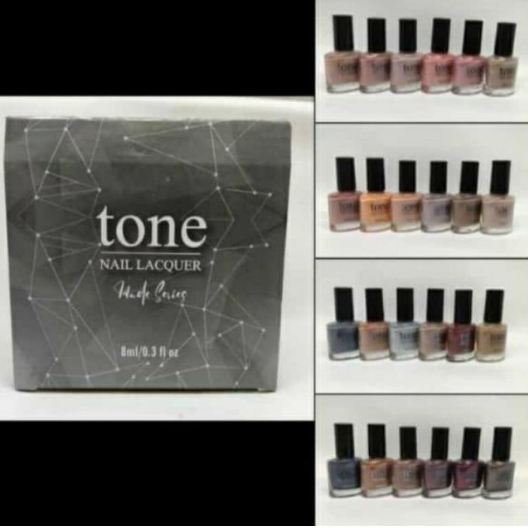 Jual PAN 20Ja23ˢ 1 Box TONE Kutek Cat Kuku Seri Nude Nail Lacquer