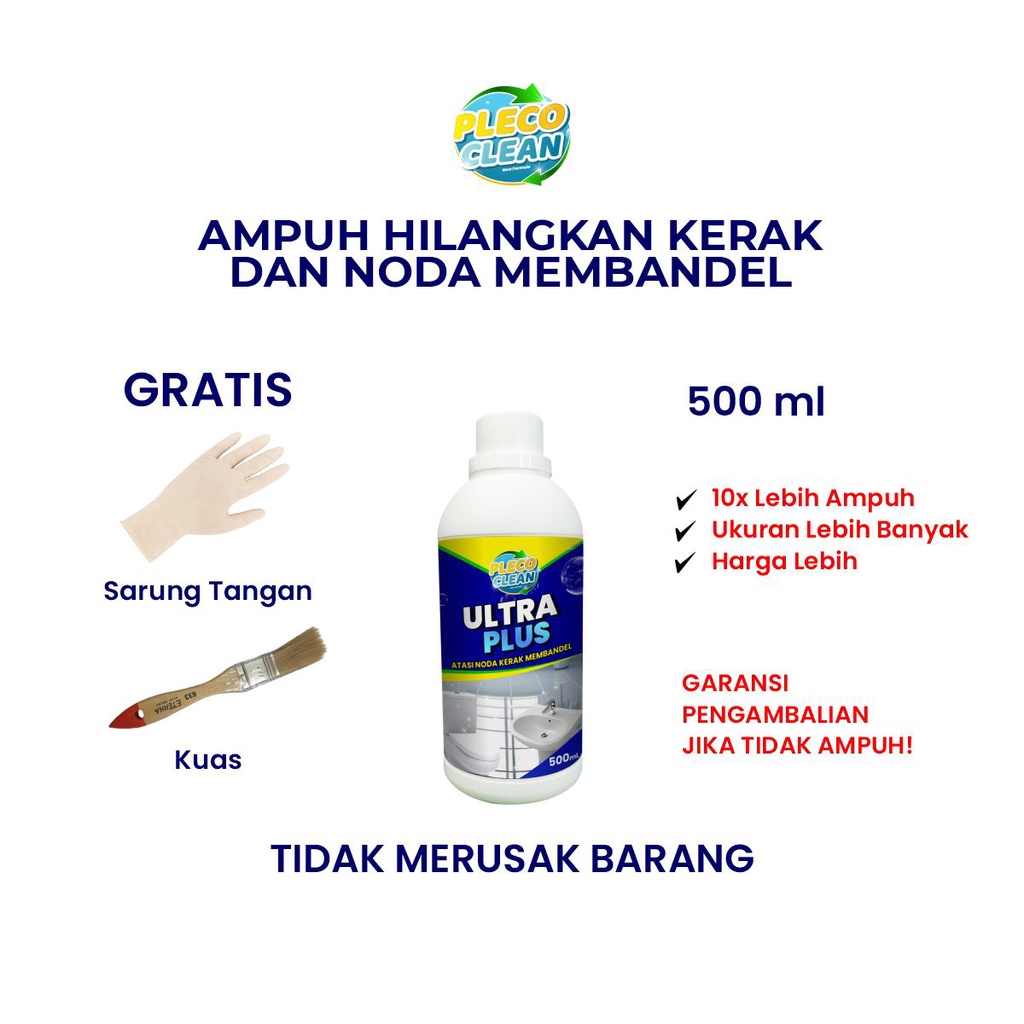 Jual Pleco Ultra Plus Pembersih Kerak Kamar Mandi Kerak Keramik Toilet