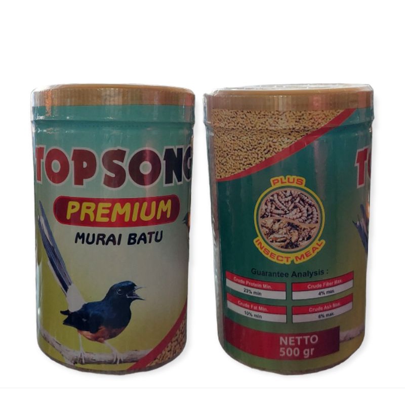 Jual TOPSONG MURAI PREMIUM 1 TOPLES 500 GRAM PAKAN VOER MAKANAN KHUSUS