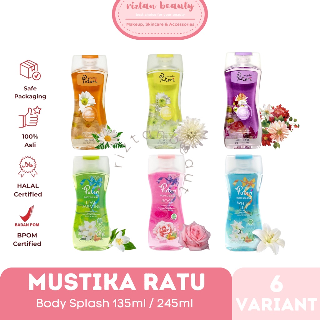 Jual MUSTIKA RATU PUTERI BODY SPLASH 135ML 245ML Shopee Indonesia