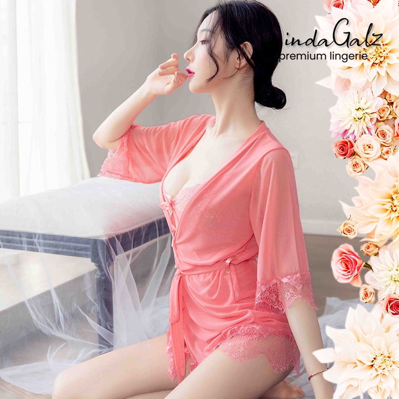 Jual Ventibelle Pakaian Tidur Wanita Dewasa Kimono Lingerie In