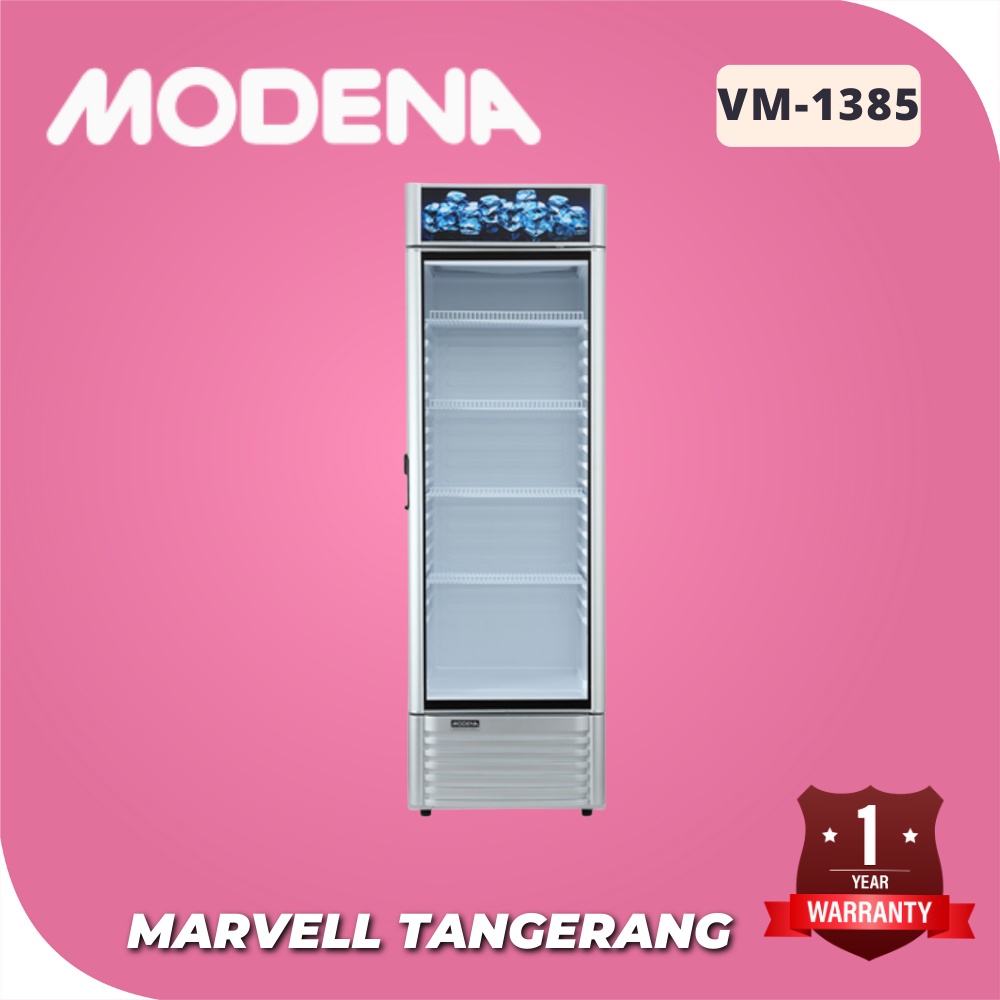 Jual SHOWCASE COOLER MODENA VM 1385 VETRINA DISPLAY COOLER 380 LITER