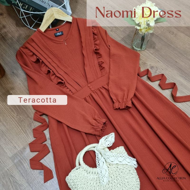 Jual Terlaris Gamis Crinkle Premium Naomi Dress Gamis Hitam Gamis