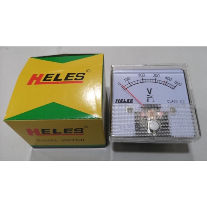 Jual PANEL METER VOLTMETER HELES CR 65 15V 30V 50V 150V 300V 500V