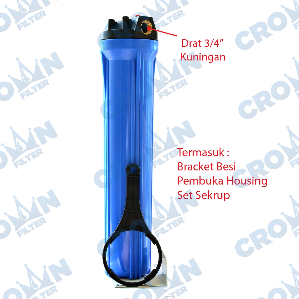 Jual Housing Filter 20 Solid Drat Kuningan Shopee Indonesia