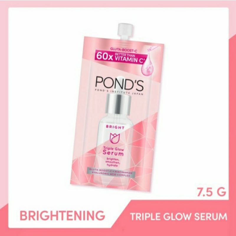 Jual Ponds Bright Beauty Triple Glow Serum 7 5g Shopee Indonesia