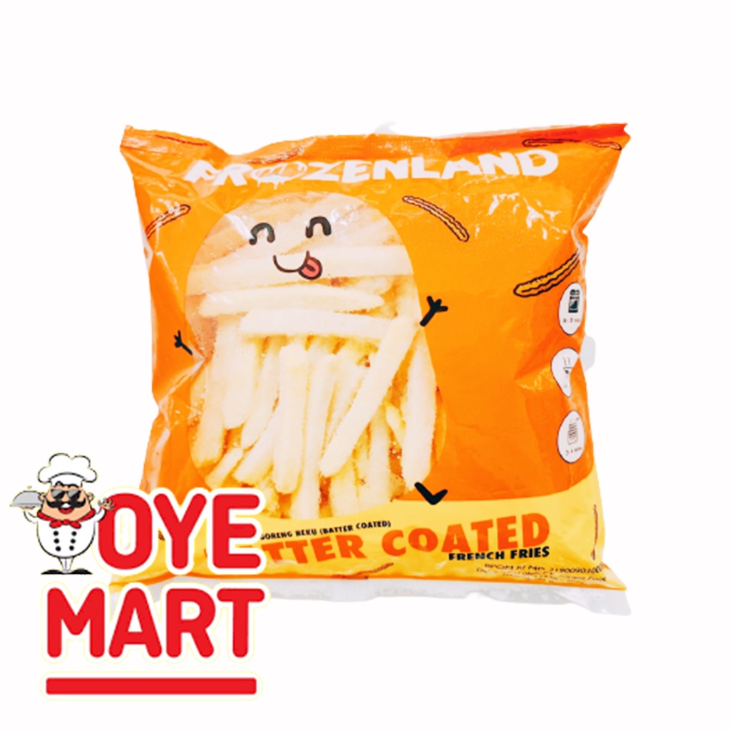 Jual FROZENLAND BATTER COATED 500GR KENTANG GORENG BEKU FRENCH