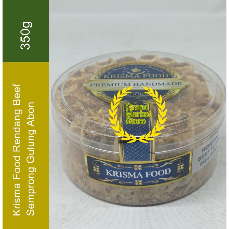 Jual Krisma Food Rendang Beef Floss Egg Roll Gram Semprong Gulung