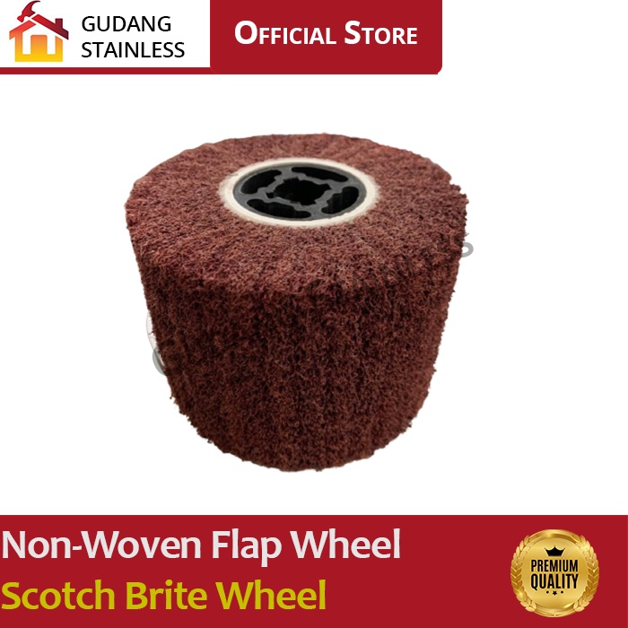 Jual Non Woven Flap Wheel Scotch Brite Wheel Shopee Indonesia