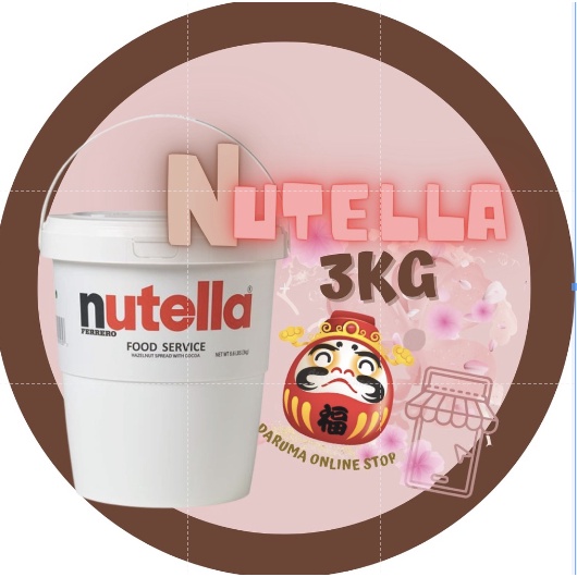 Jual Nutella Selai Coklat Kacang 3kg Shopee Indonesia