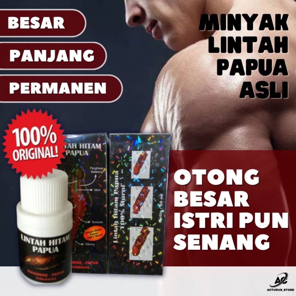 Jual Minyak Lintah Hitam Papua Ecer Asli Obat Pria Kuat Perkasa Tahan