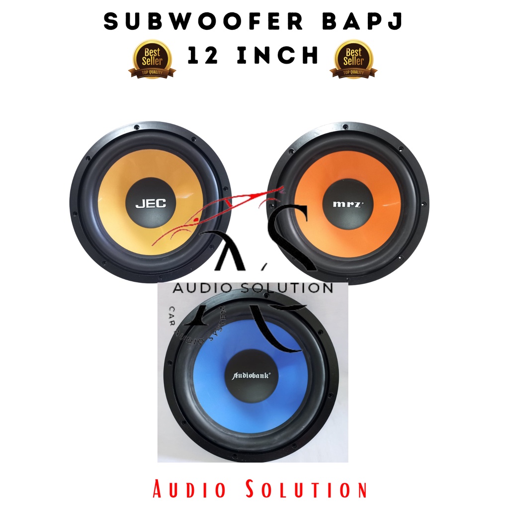 Jual Subwoofer Mobil Bapj Thump Audiobank Mrz Jec