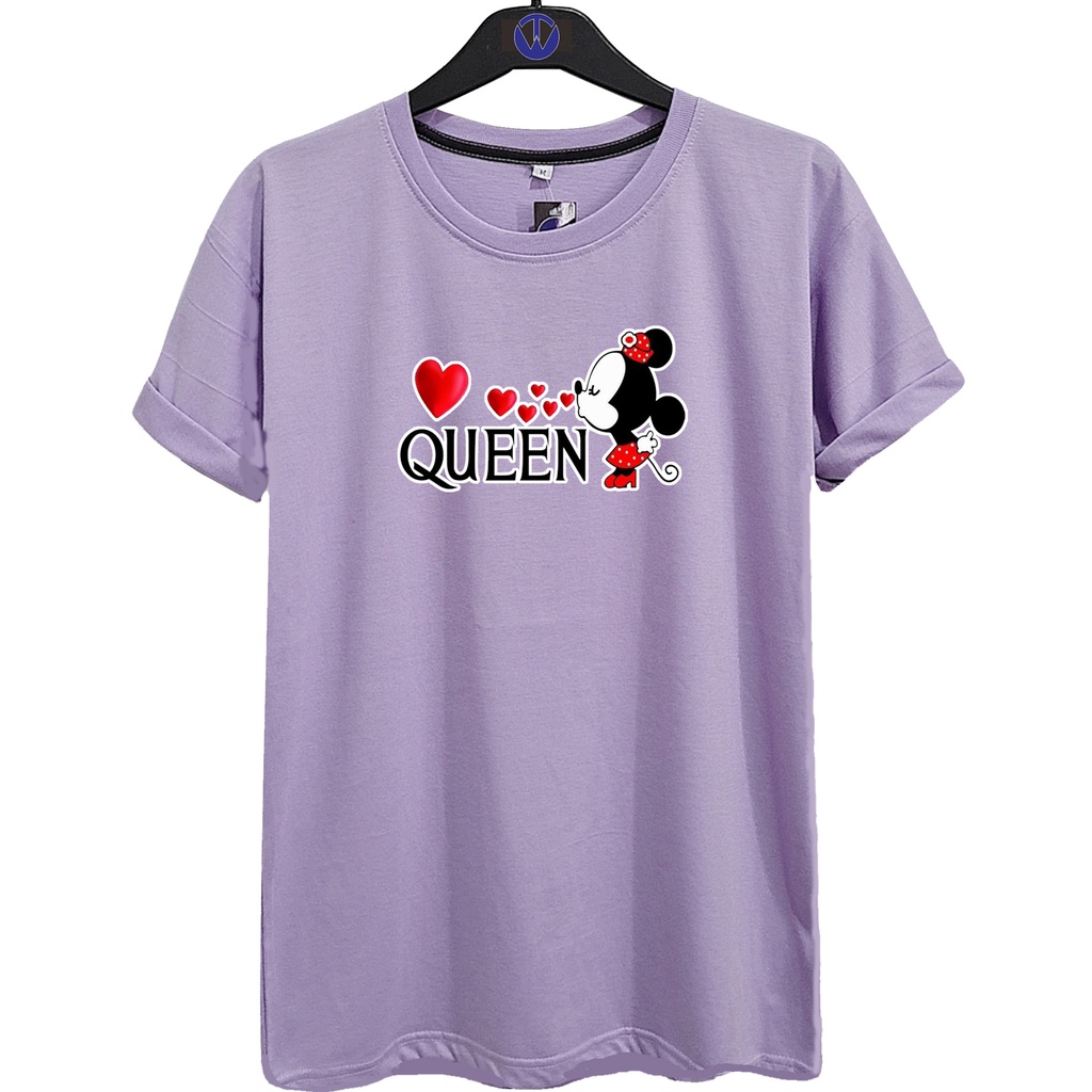 Jual KAOS COUPLE KISS KING QUEEN MN C KAOS VALENTINE KAOS PASANGAN