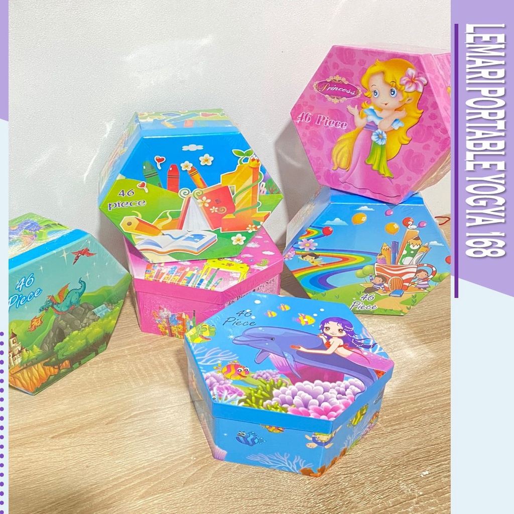 Jual SHENAR CRAYON SET MIX Spidol Cat Air Alat Lukis Mewarnai Kartun