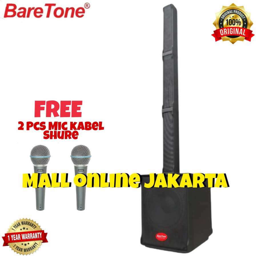 Jual Speaker Aktif Satelite Baretone 12 Inch 800 Watt Max 12 Clm