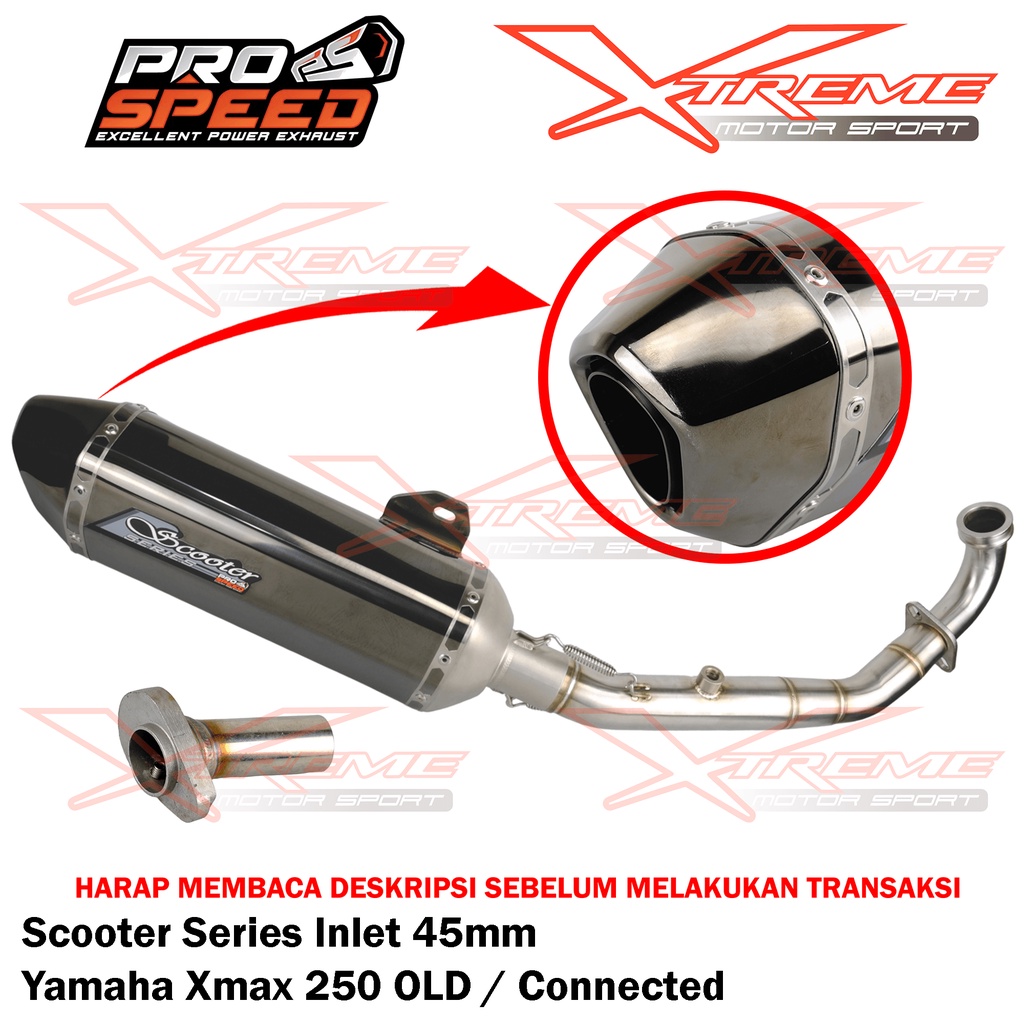 Jual Knalpot Prospeed Scooter Series Nmax Aerox 155 Old New Turbo