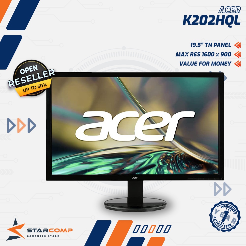 Jual Acer K Hql Inch Monitor Led K Hql Shopee Indonesia