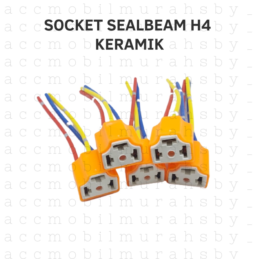 Jual Socket Lampu H Keramik Socket Seal Beam Relay Lampu Shopee