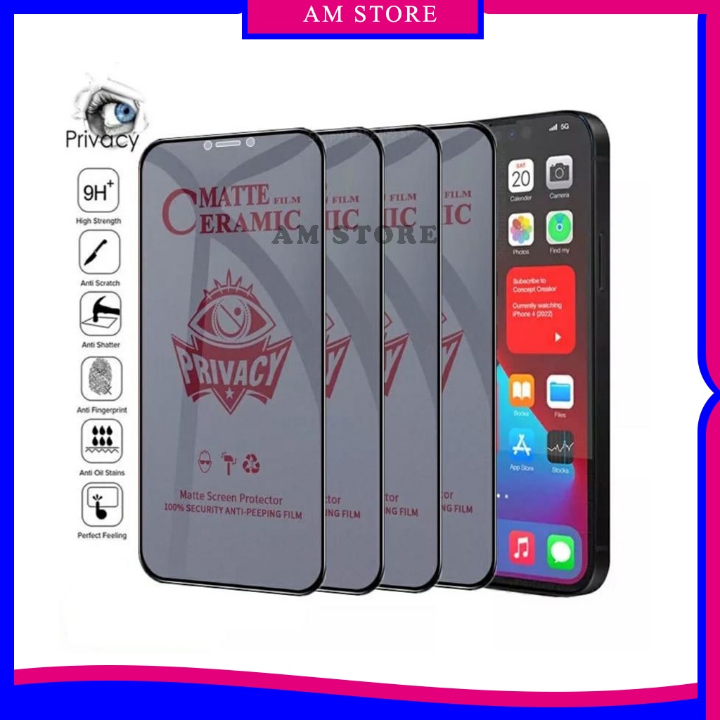 Jual Tempered Glass Antigores Cramic Spy Full Realme I C