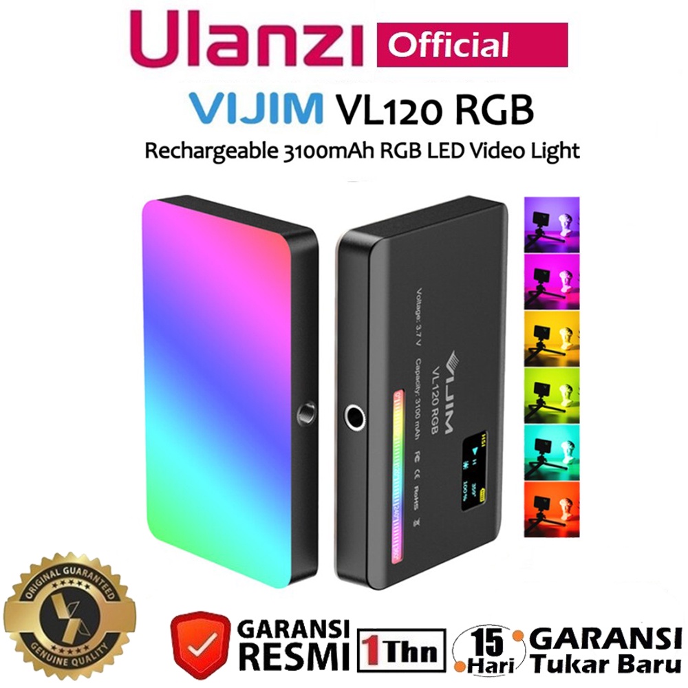 Jual Ulanzi Vijim Vl Rgb Lampu Led Video Light For Camera Smartphone