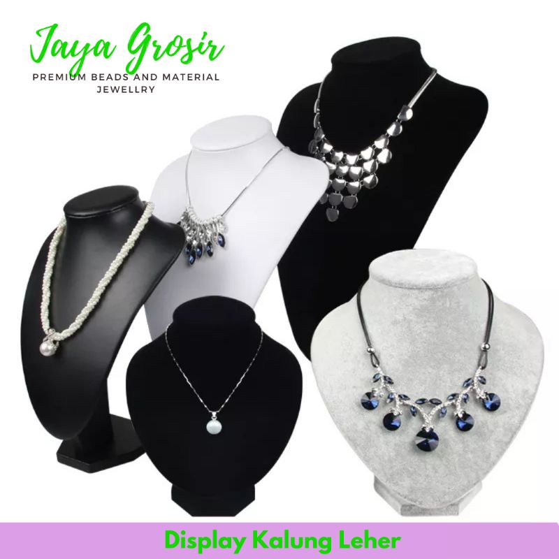 Jual Display Kalung Emas Mutiara Pajangan Perhiasan Shopee Indonesia