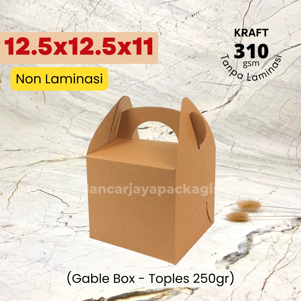 Jual Gable Box Tas Jinjing Kemasan Toples Kotak Souvenir Hampers Kue