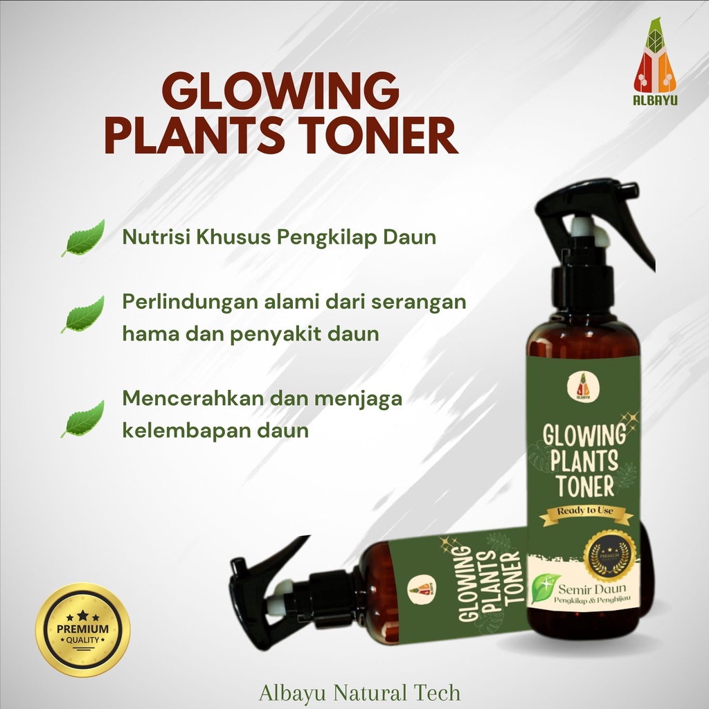 Jual Pengkilap Daun Tanaman Hias Daun Glowing Plants Toner By Albayu