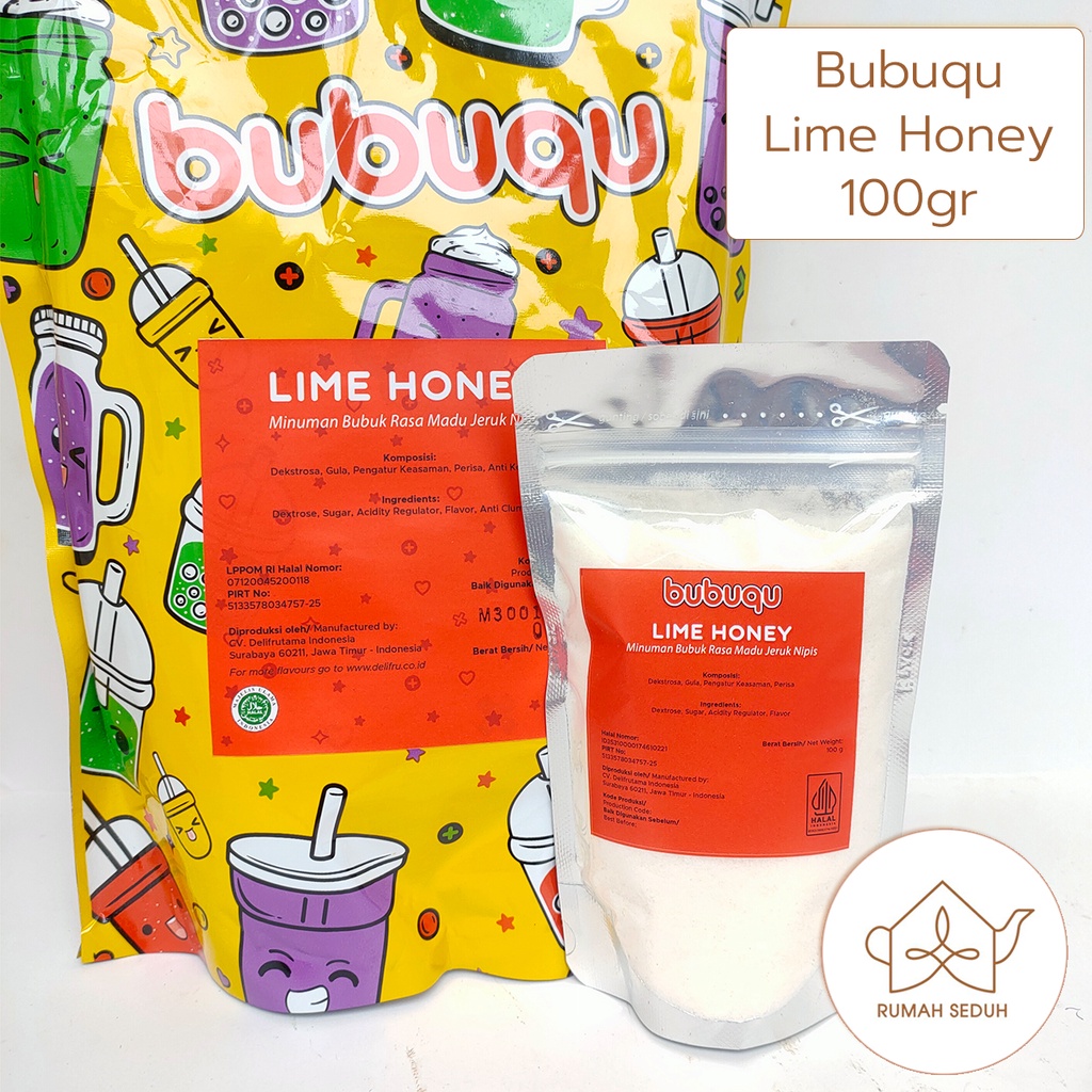 Jual 100gr Bubuqu Powder Drink All Variants Bubuk Minuman Latte Red