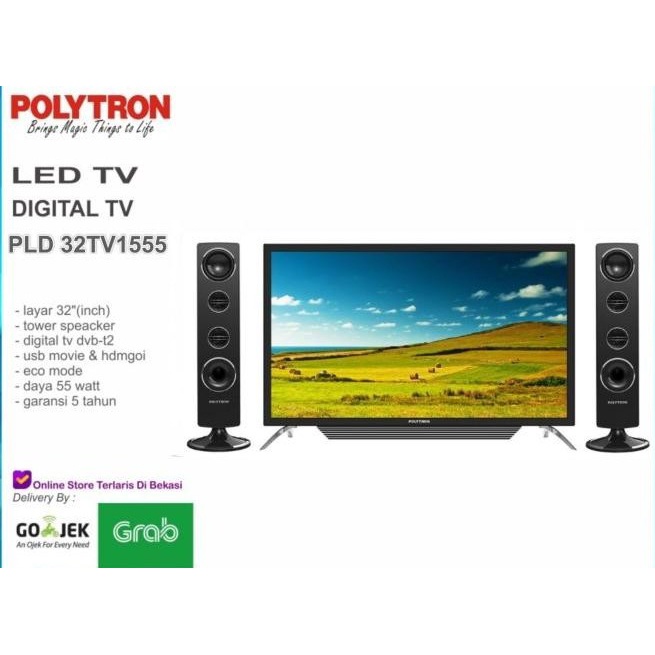 Jual Polytron LED Digital TV 32 Inch 32TV1855 Shopee Indonesia