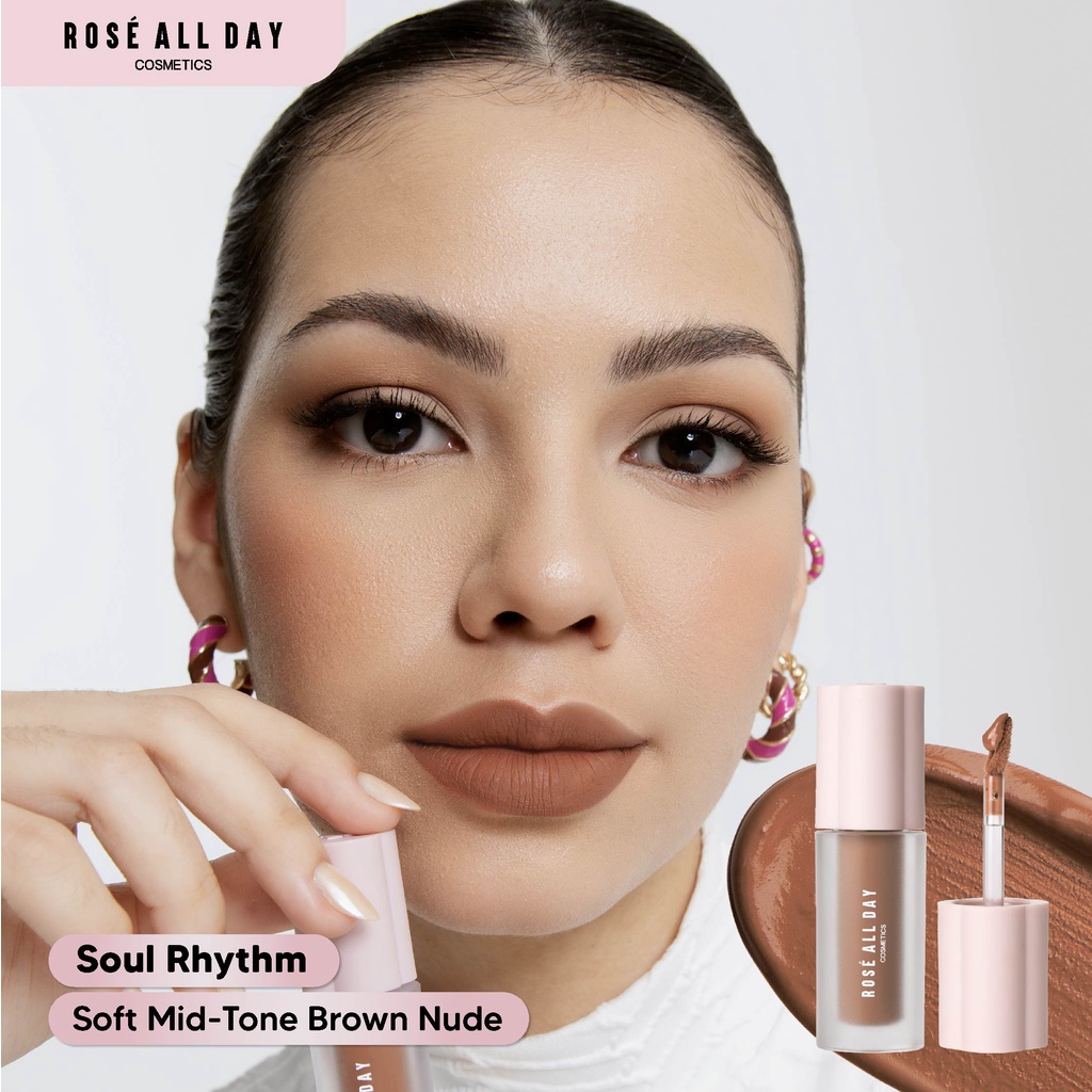 Jual Ros All Day Lip Mousse Records Shopee Indonesia