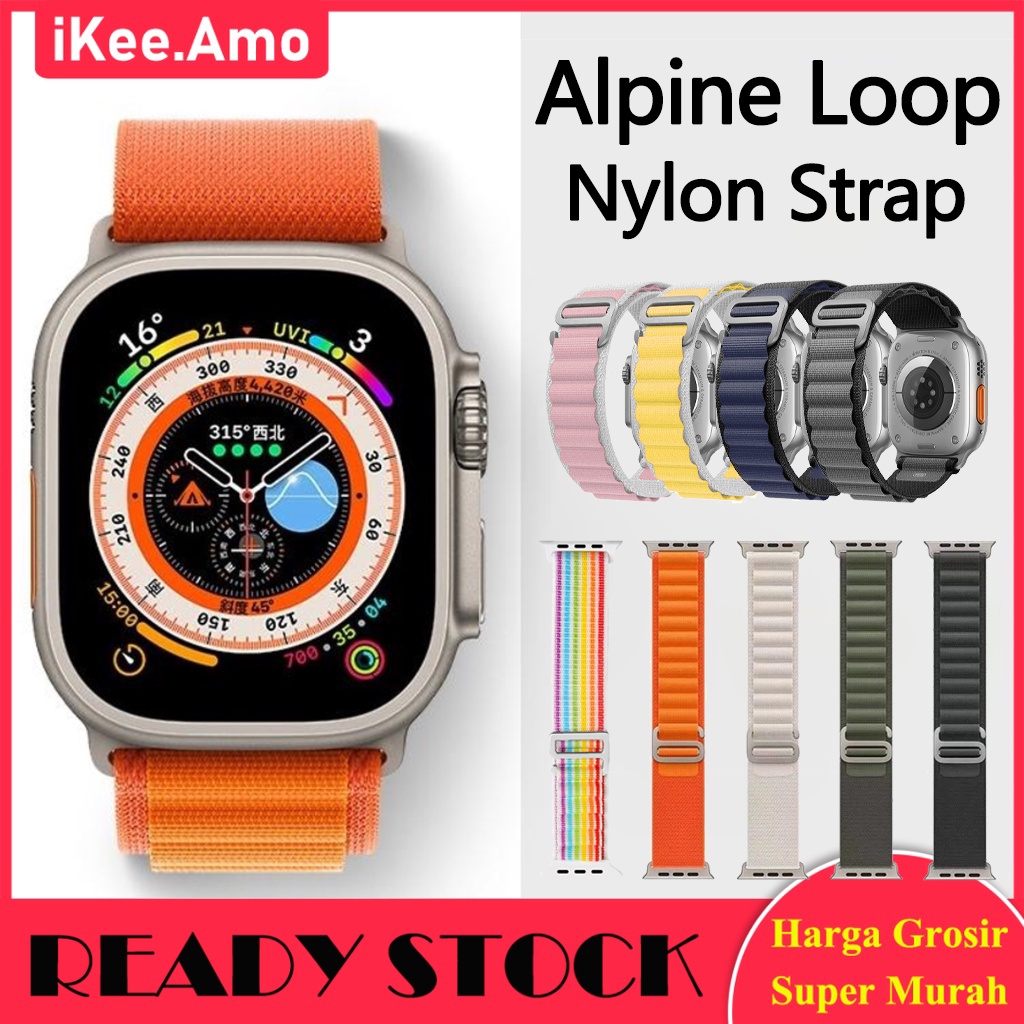 Jual Alpine Loop Nylon Tali Strap Apple Watch Iwatch Ultra Breathable