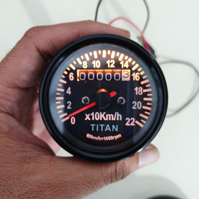 Jual Spidometer Speedometer Spido Kilometer Km Bulat Universal Shopee