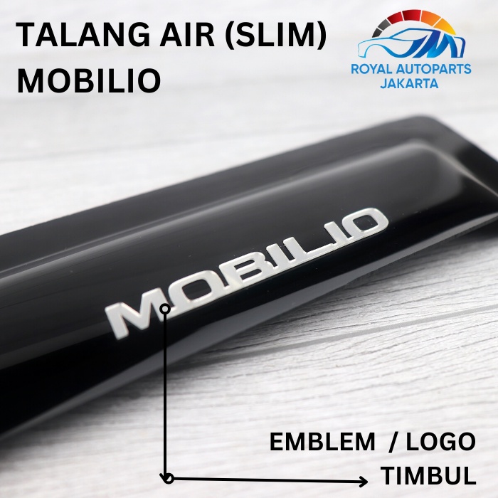 Jual Talang Air Mobil Mobilio Model Slim Bahan Akrilik Set Pcs