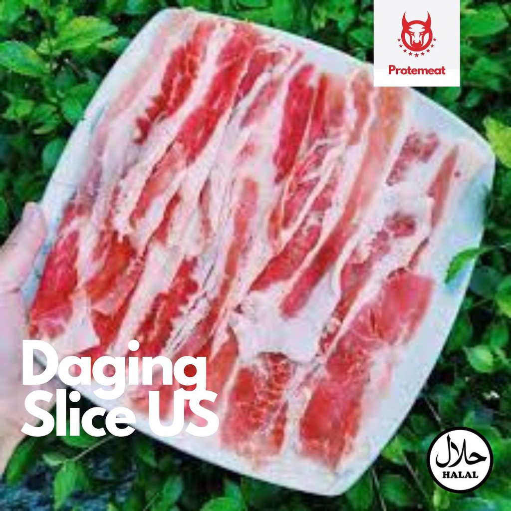 Jual Daging Sapi US Sliced Beef US Shortplate 1kg Shopee Indonesia