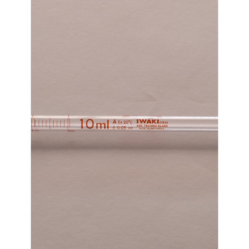 Jual IWAKI Pipet Ukur Measuring Pipette Class A Shopee Indonesia