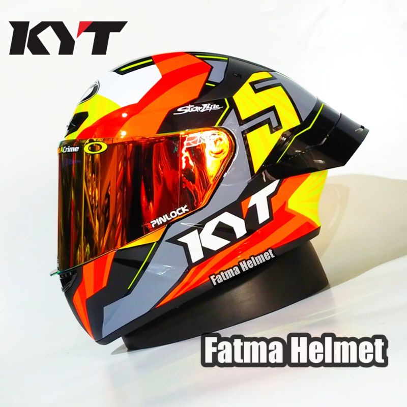 Jual Helm Kyt Tt Course Jaume Masia Paket Ganteng Visor Iridium