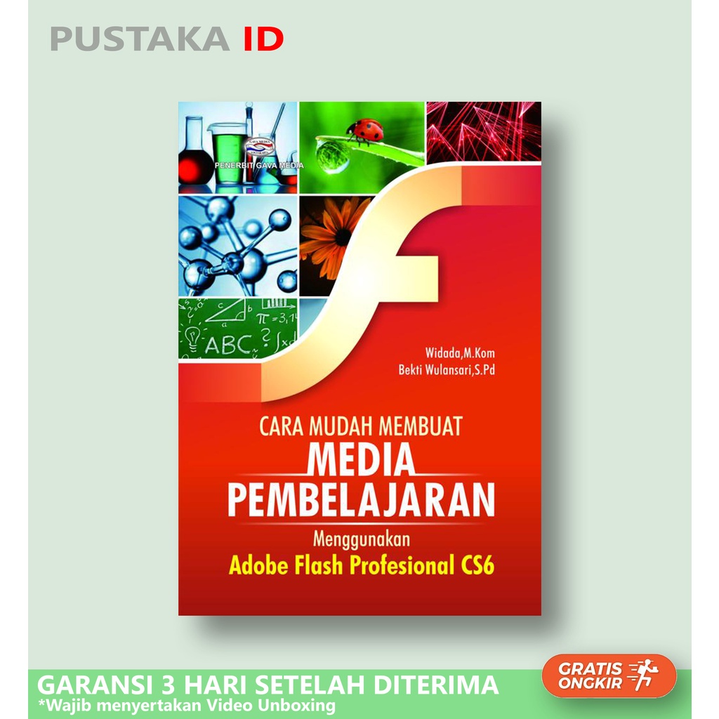 Jual Buku Cara Mudah Membuat Media Pembelajaran Menggunakan Adobe Flash