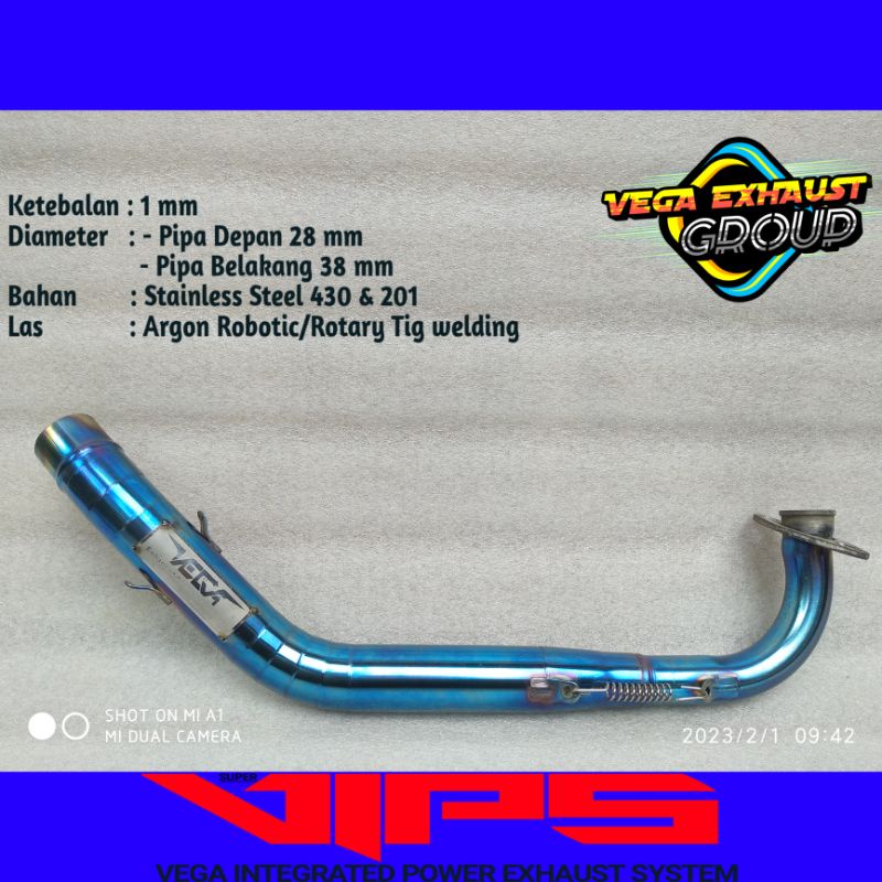 Jual Leher Knalpot Inlet 38 Beat Vario Mio Aerox Pcx Header Knalpot