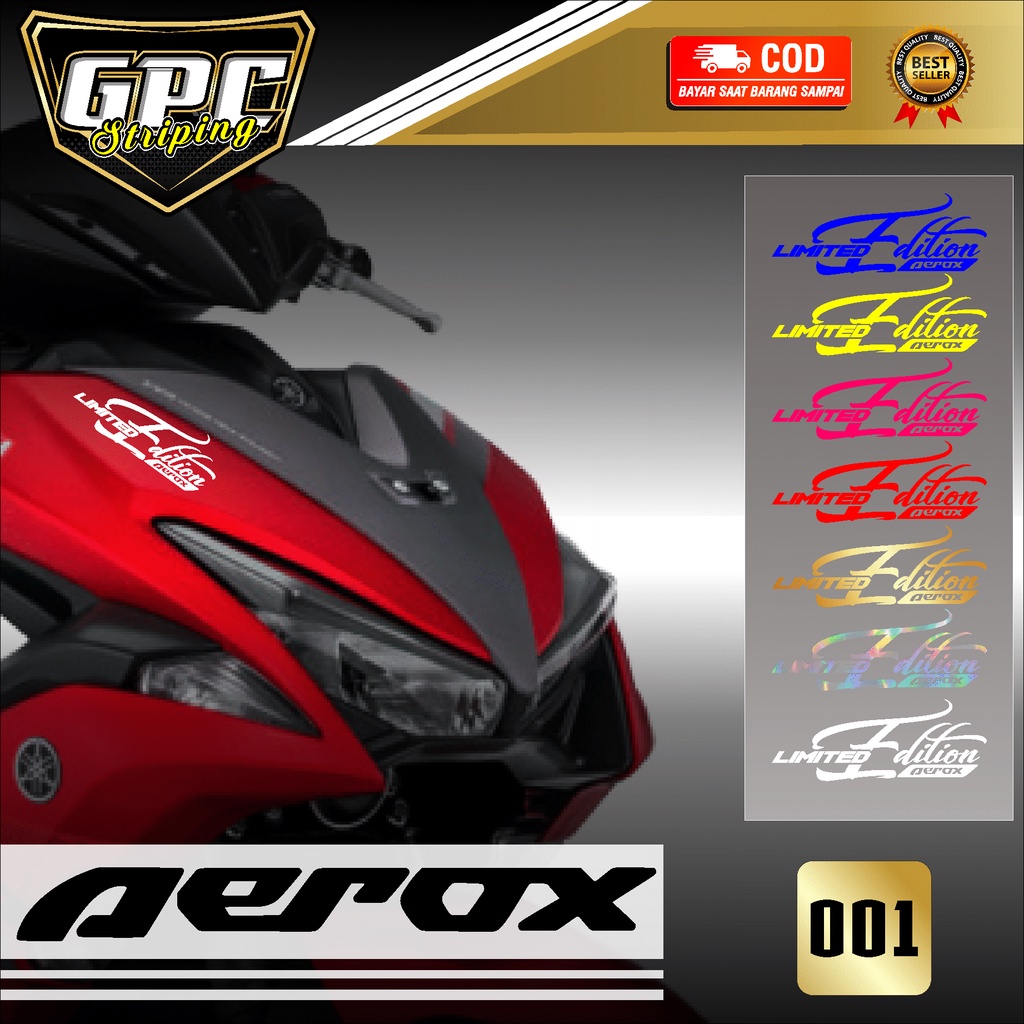 Jual Cutting Sticker Motor Aerox Matic Sticker List VariasI Motor