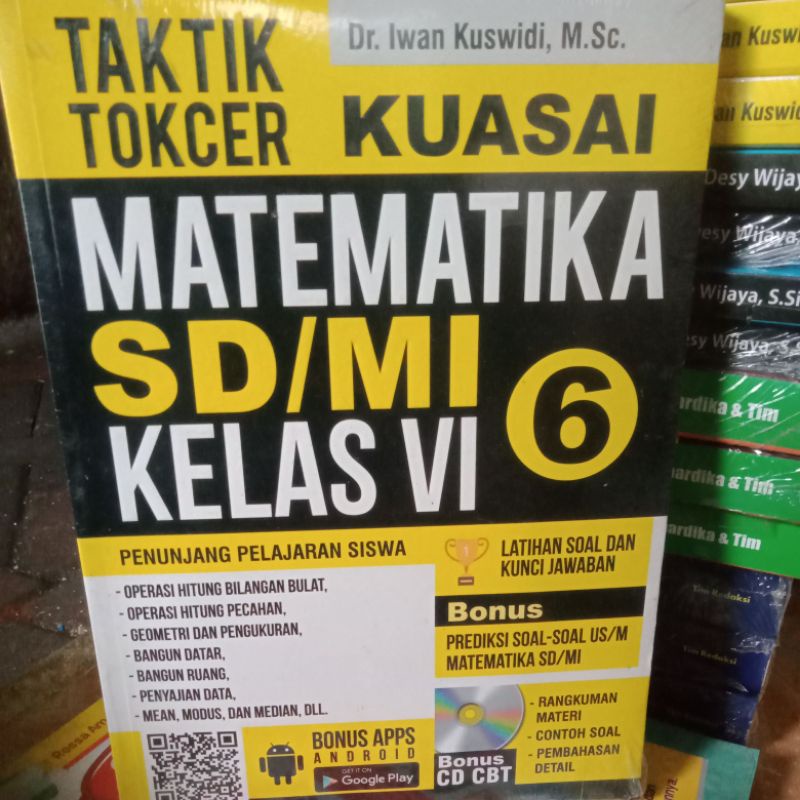 Jual TAKTIK TOKCER KUASAI MATEMATIKA SD MI KELAS VI Shopee Indonesia